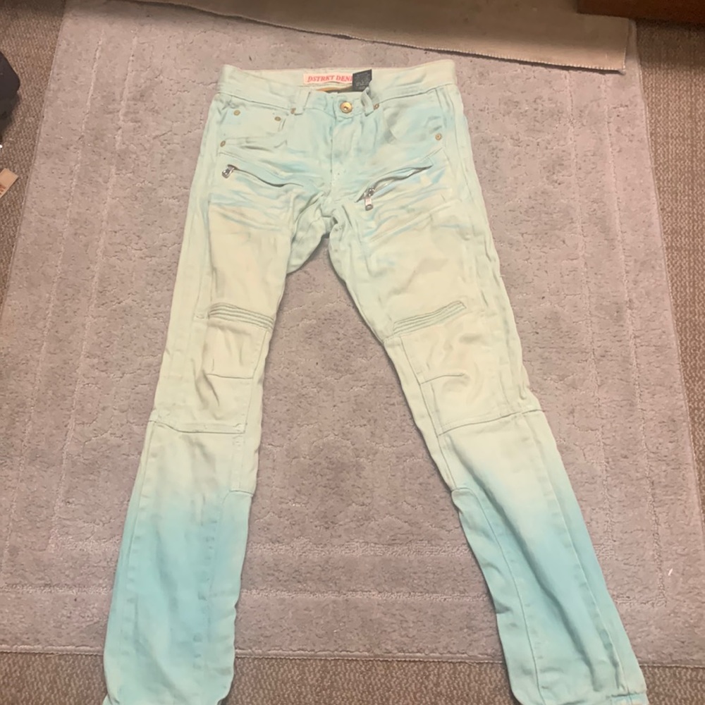 Mens slim fit denim jeans